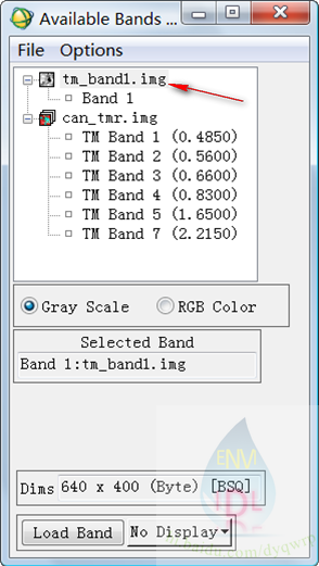 在envi中怎样将BIP格式的数据转换为BSQ格式