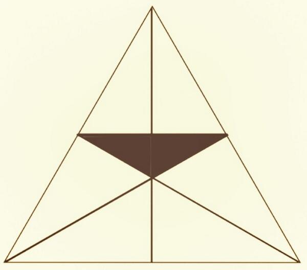 triangle shaded is 1/12