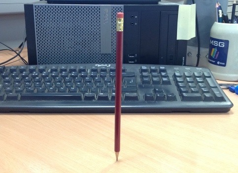 Balancing a Pencil