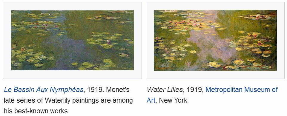 water lilies in different lights (Claude Monet).jpg