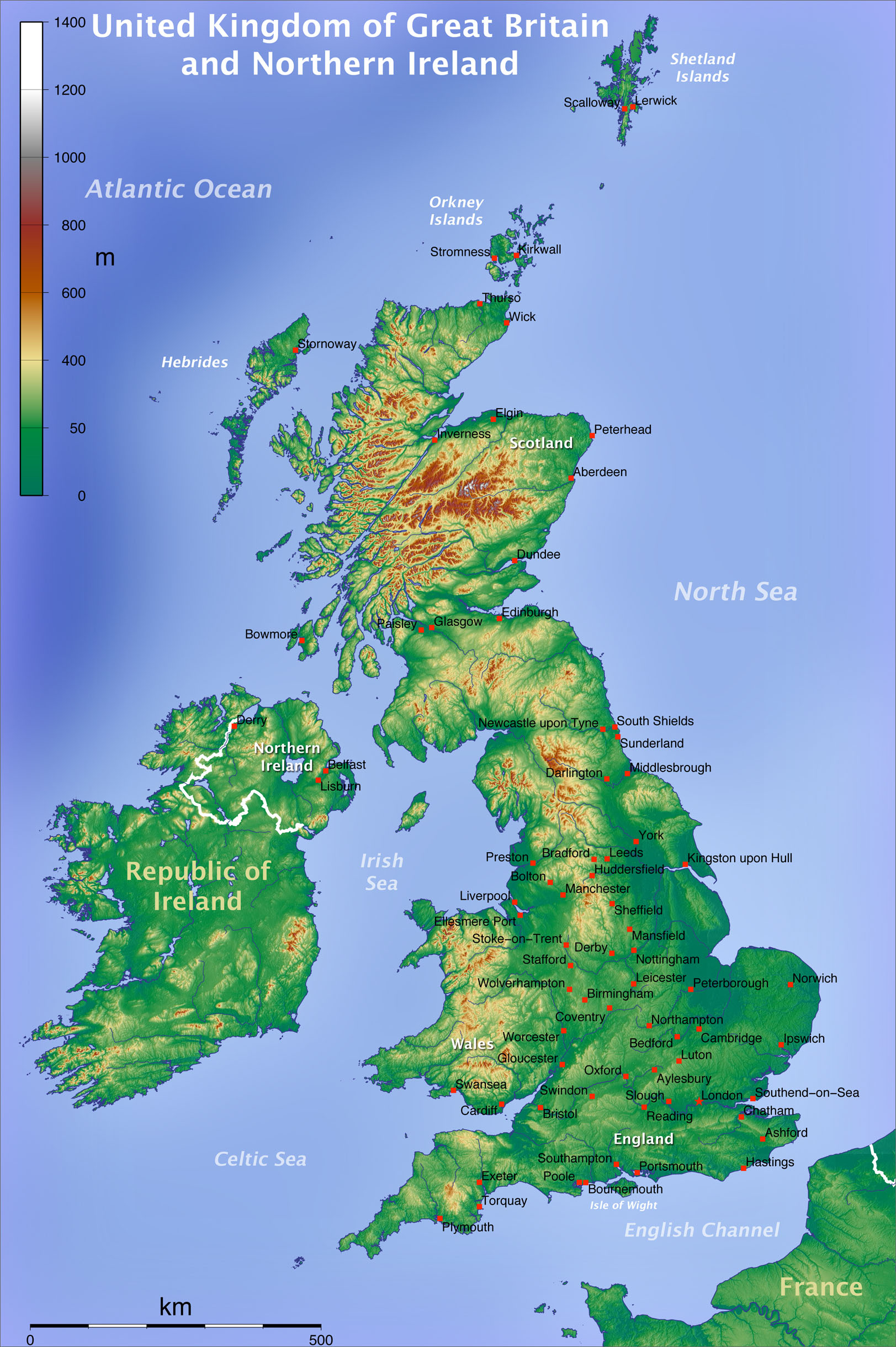 英国公园分布图_英国地图查询