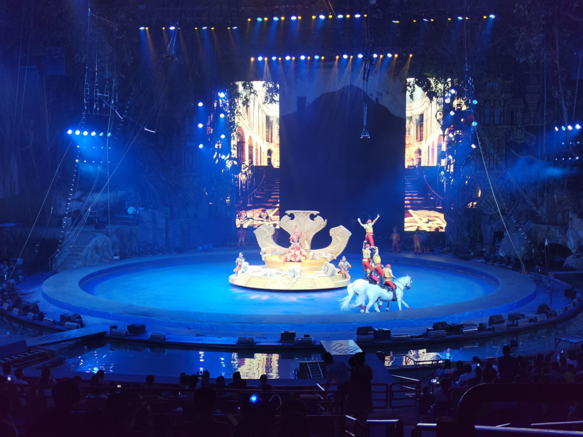 【携程攻略】广州广州长隆国际大马戏景点,非常值得去看看，大型演出，大马戏，太精彩了，流连忘返，全场都坐满…