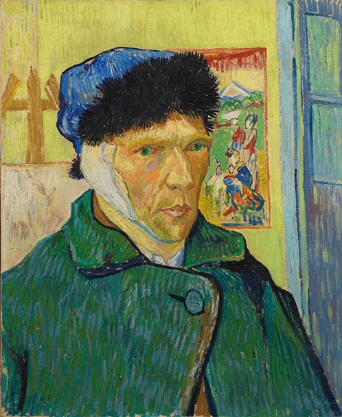 Self Portrait with Bandaged Ear, 1889 by Vincent Van Gogh _.jpg