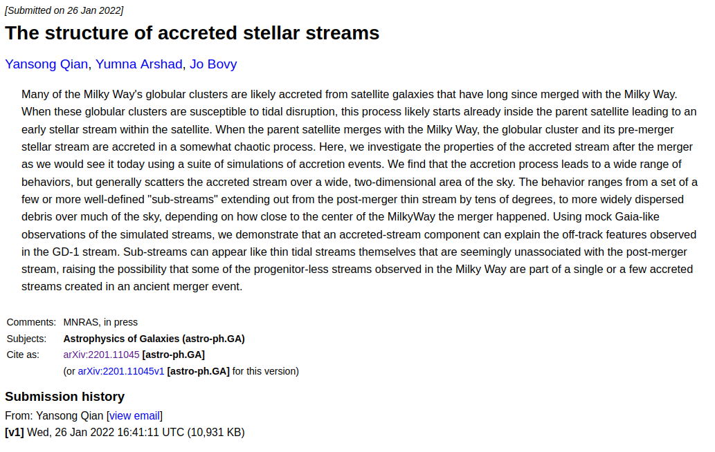 The structure of accreted stellar streams.png
