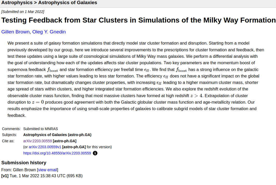 Testing Feedback from Star Clusters in Simulations of the Milky Way Formation.png