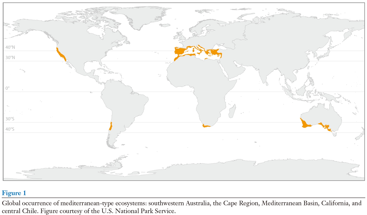 к 2016 Mediterranean Biomes Rundel Figure 1.jpg