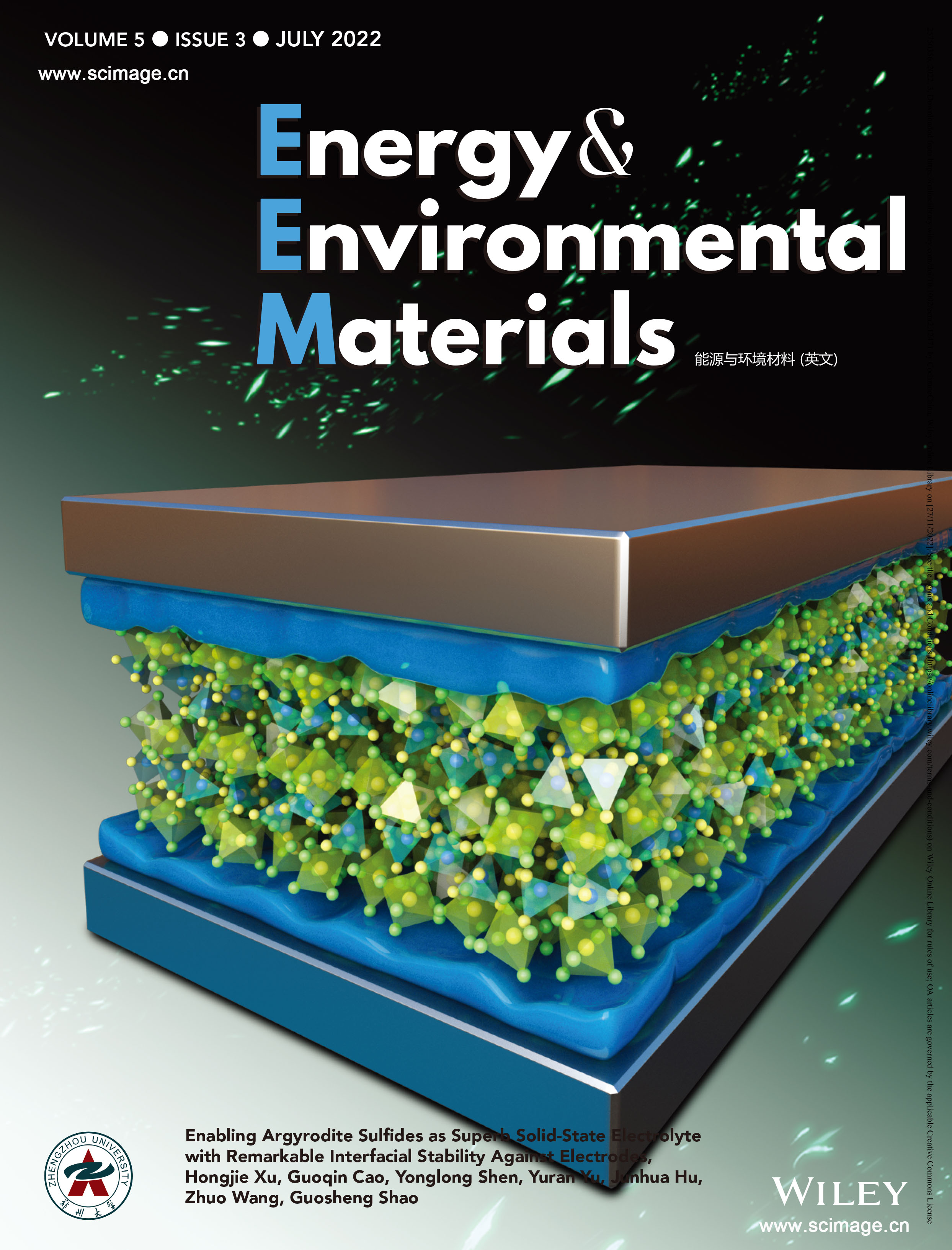 Energy   Environ Materials - 2022 -  - Issue Information-11.jpg