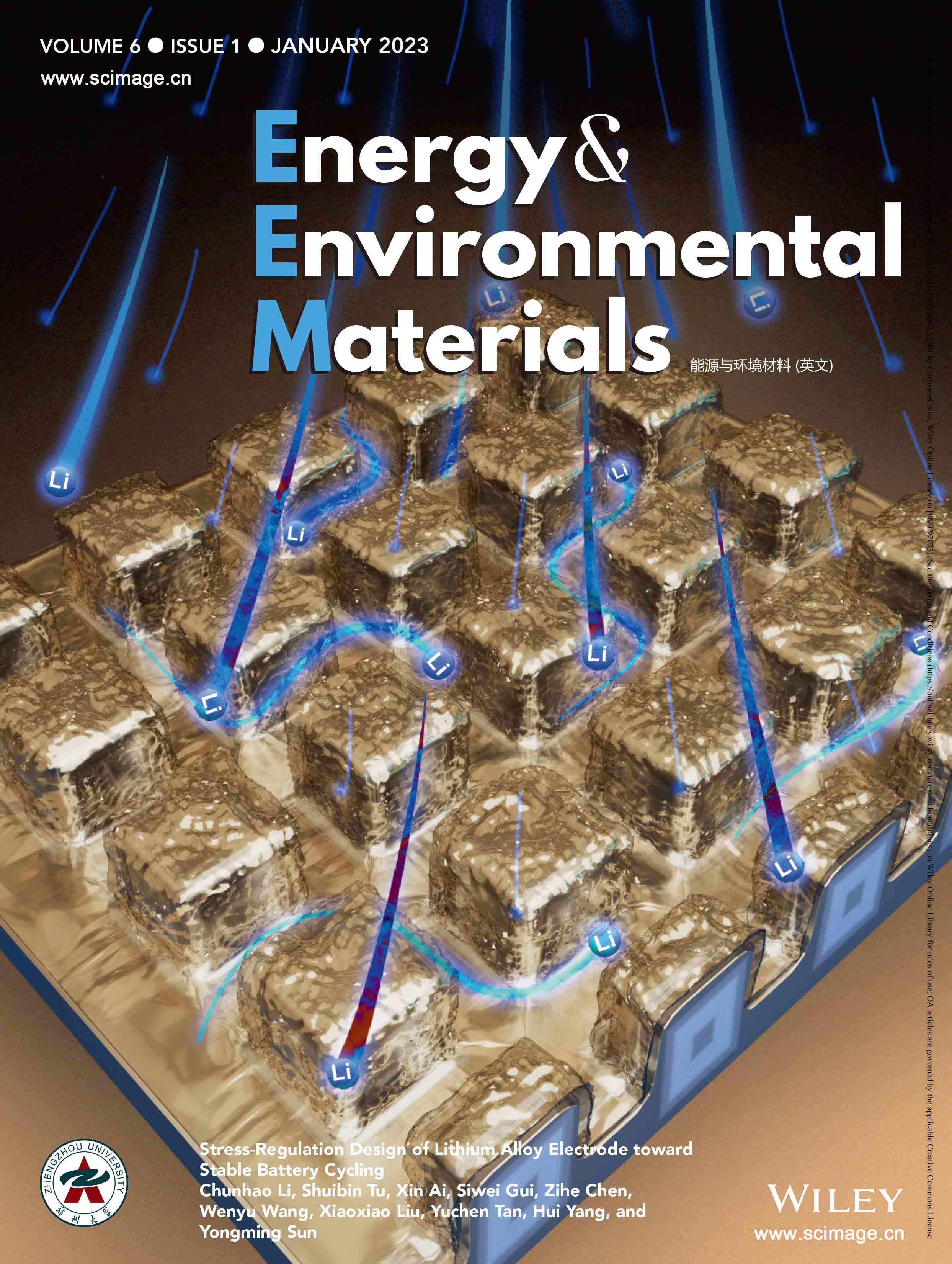 Energy   Environ Materials - 2023 -  - Issue Information-11.jpg