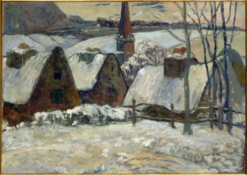 Paul Gauguin 1894 Village breton sous la neige   Musee d'Orsay   95-020325.jpg