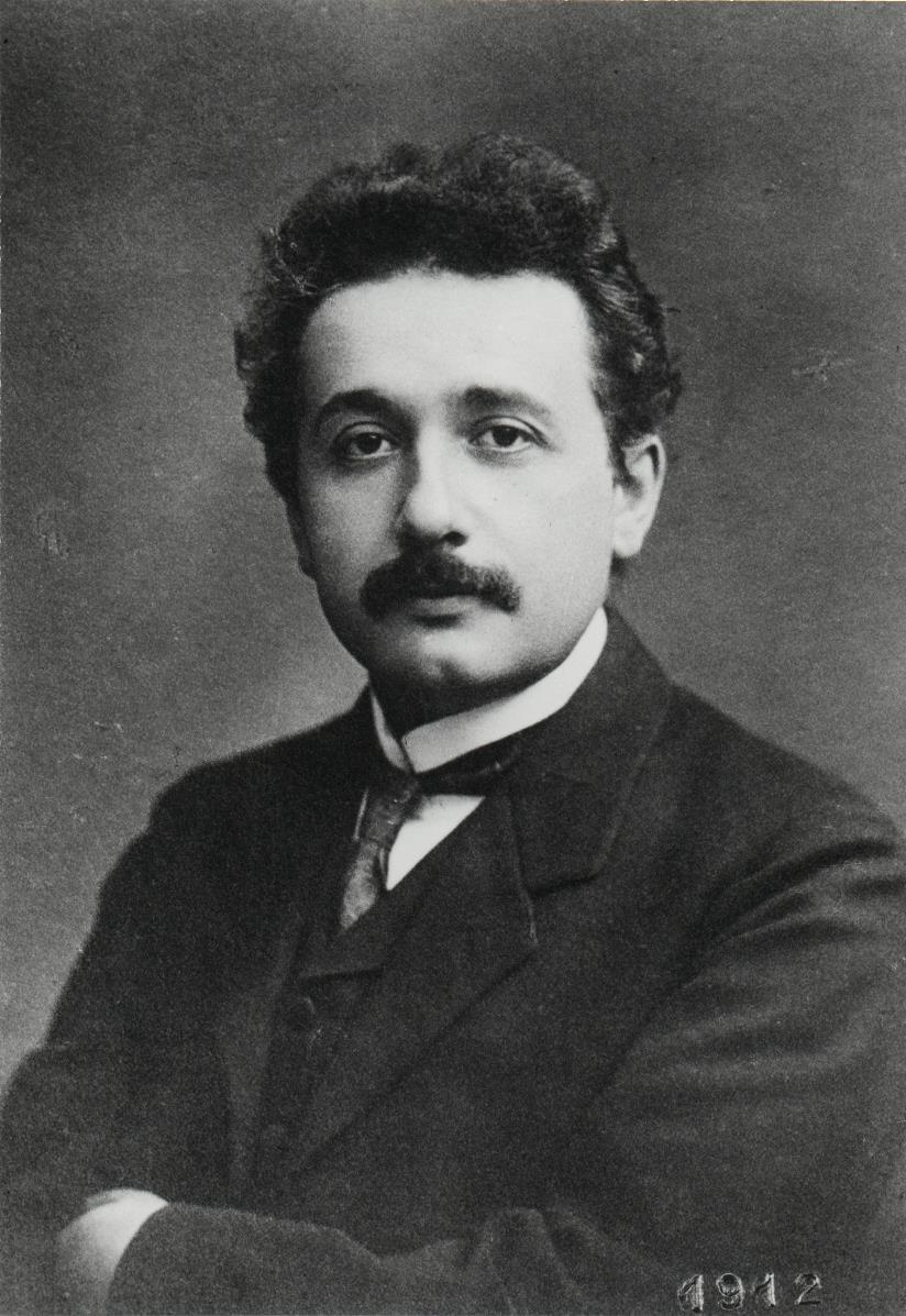 Albert Einstein the special and general theories of relativity in 1912.jpg