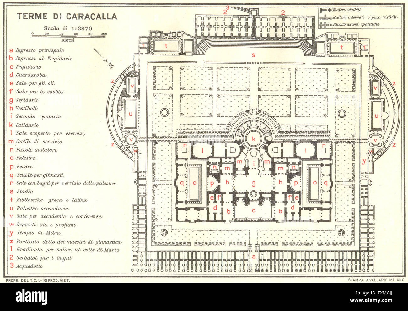 07 rome-terme-di-caracalla-1925-vintage-map-FXMGJJ.jpg