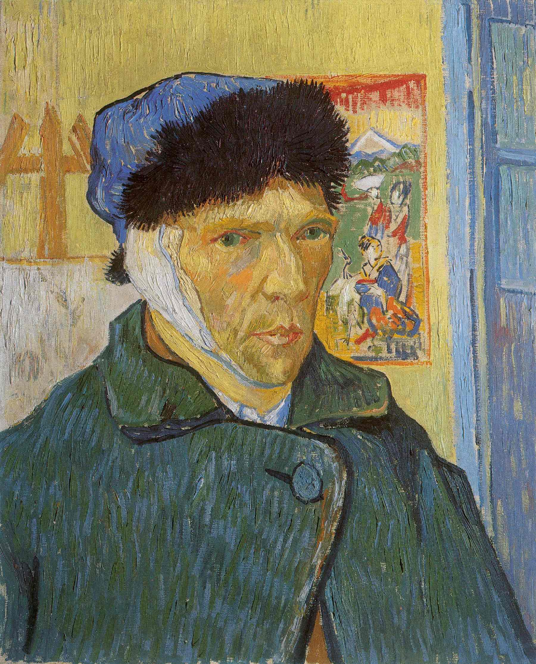 Self-Portrait with Bandaged Ear Vincent van Gogh, Arles, January 1889_ϡ��.jpg
