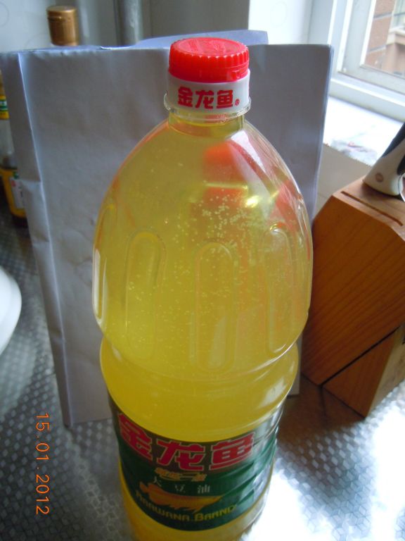 大豆油里有白色颗粒图片