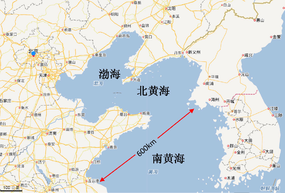 东海南海黄海渤海位置图片