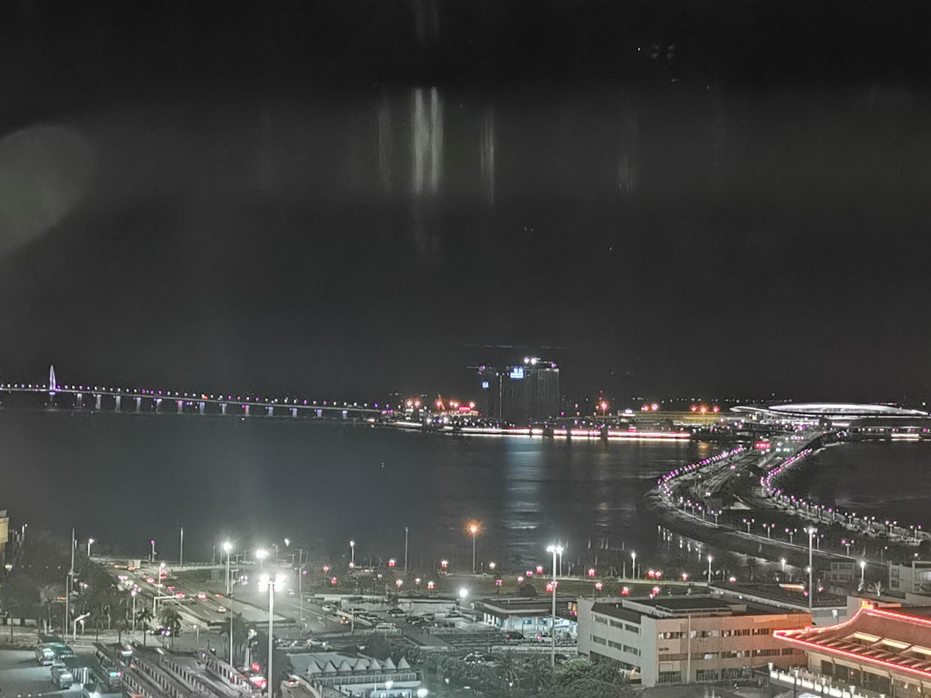 珠海拱北口岸夜景图片图片