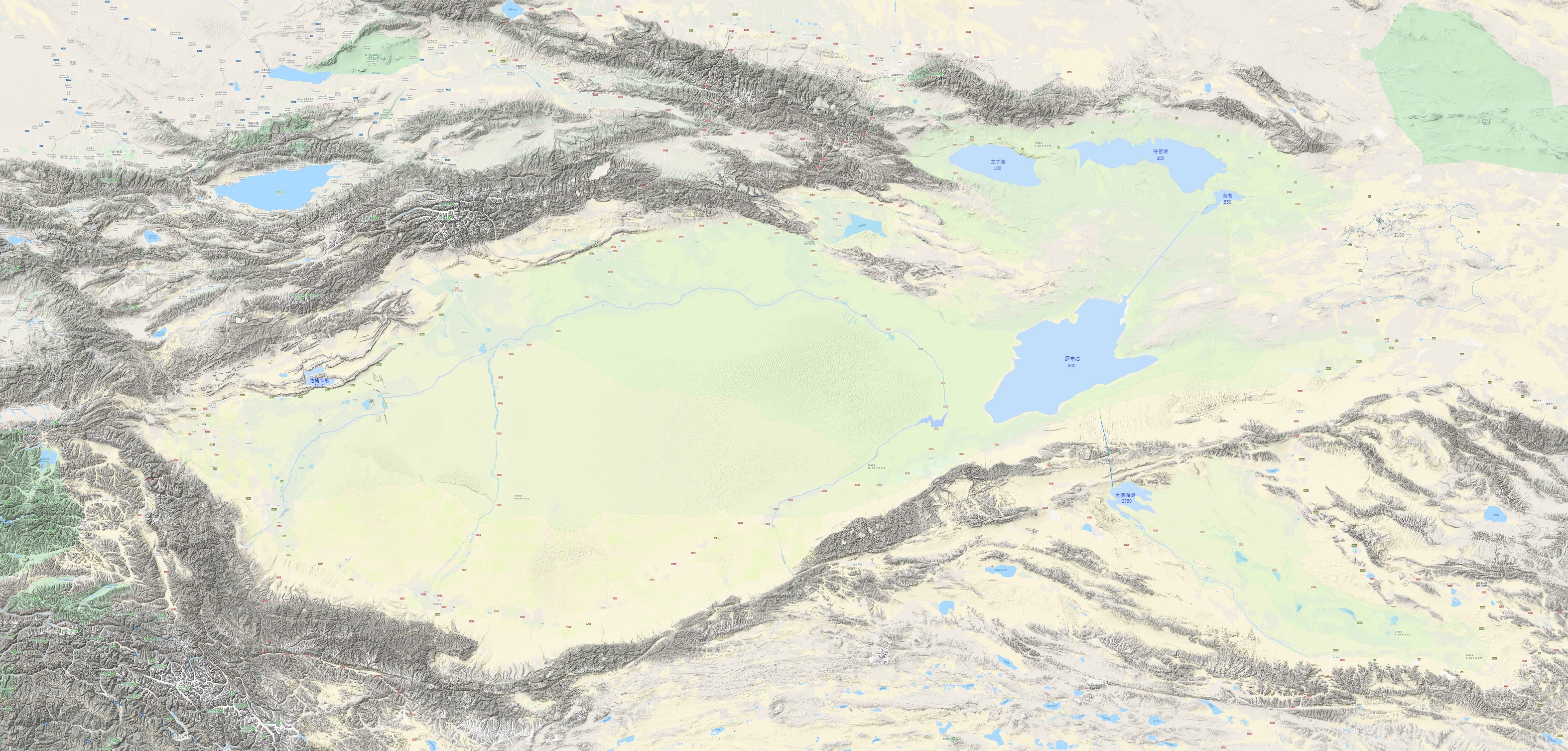 艾丁湖地图图片